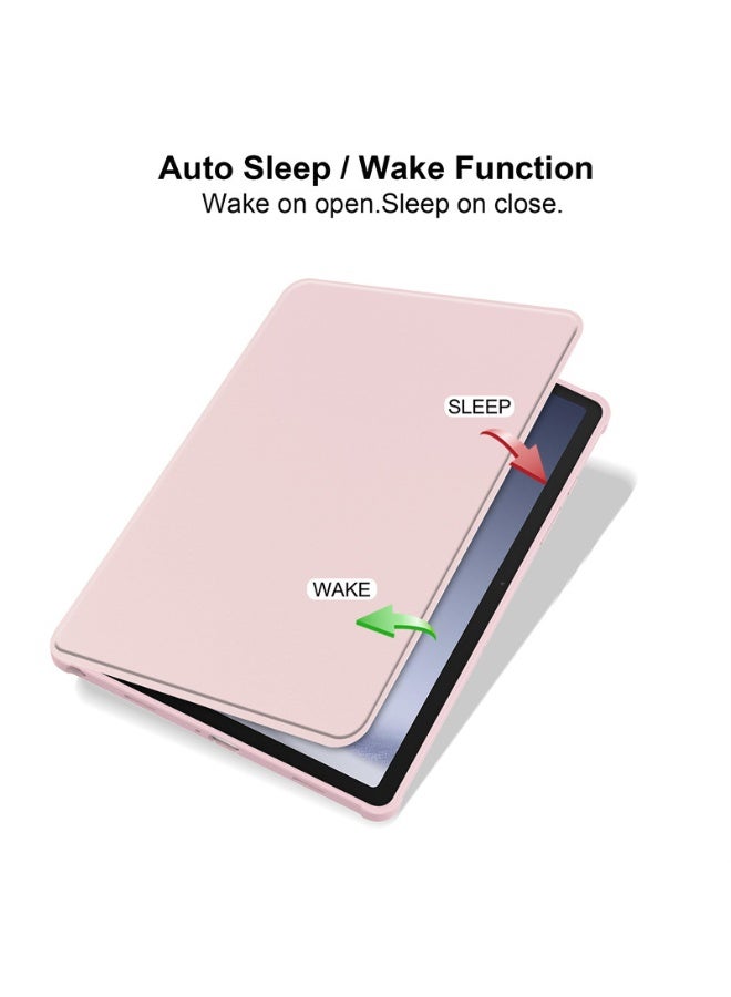 eGreen99 for Honor Pad X7 8.7 inch Case Cover,Tablet Protective Case  , Acrylic 360 ° Rotating Design, Automatic Wake-up/sleep, Soft Leather，Pink - Image 2